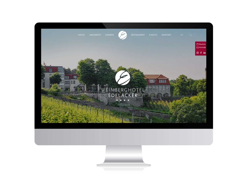 Webdesign für Hotel Edelacker