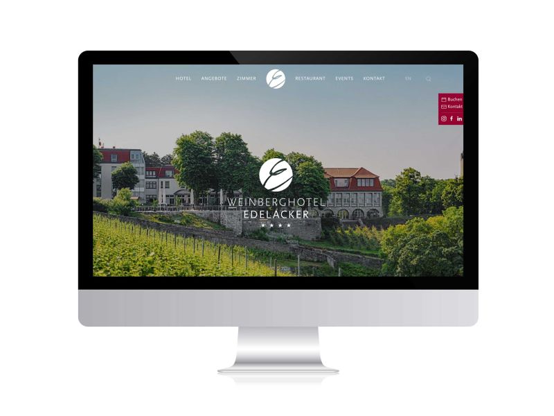 Webdesign für Hotel Edelacker