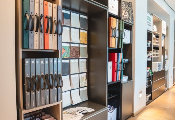 Materialbibliothek für Hotel Interior Design 